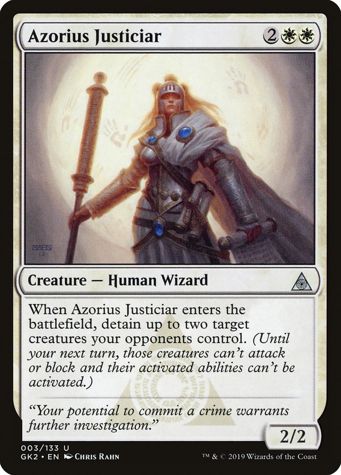 Azorius Justiciar [Ravnica Allegiance Guild Kit] | Gaming Infinity