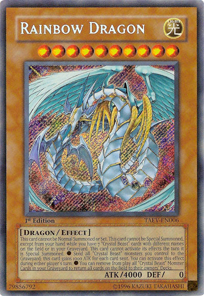 Rainbow Dragon [TAEV-EN006] Secret Rare | Gaming Infinity