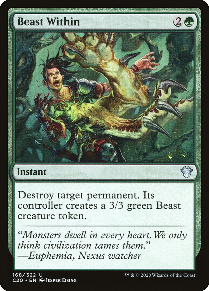 Beast Within [Commander 2020] | Gaming Infinity