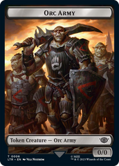 Orc Army (06) // Orc Army (05) Double-Sided Token [The Lord of the Rings: Tales of Middle-Earth Tokens] | Gaming Infinity