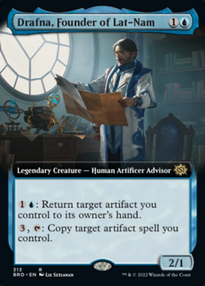 Drafna, Founder of Lat-Nam (Extended Art) [The Brothers' War] | Gaming Infinity