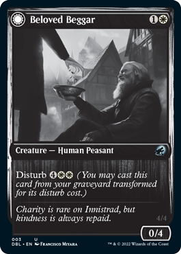 Beloved Beggar // Generous Soul [Innistrad: Double Feature] | Gaming Infinity