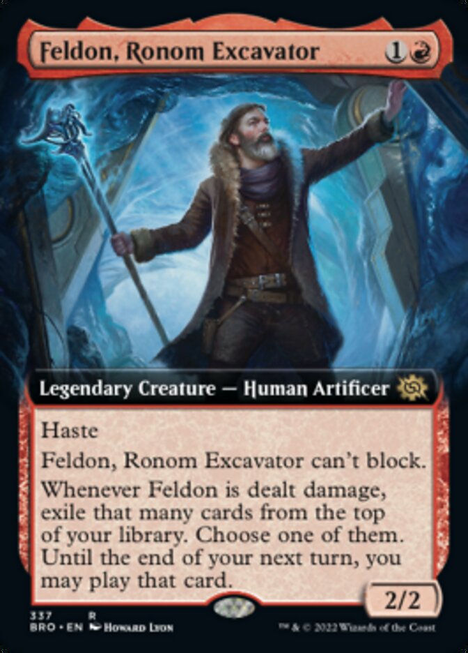 Feldon, Ronom Excavator (Extended Art) [The Brothers' War] | Gaming Infinity