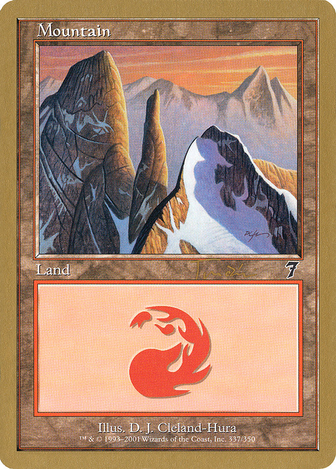 Mountain (jt337) (Jan Tomcani) [World Championship Decks 2001] | Gaming Infinity