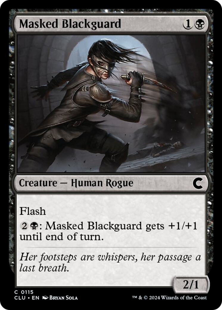 Masked Blackguard [Ravnica: Clue Edition] | Gaming Infinity