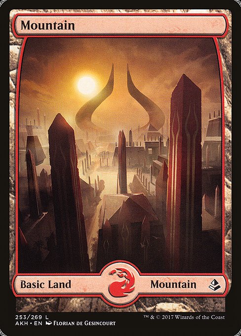 Mountain (253) - Full Art [Amonkhet] | Gaming Infinity