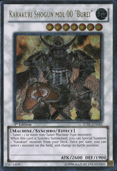 Karakuri Shogun mdl 00 "Burei" [STBL-EN043] Ultimate Rare | Gaming Infinity