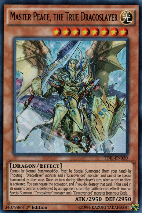 Master Peace, the True Dracoslayer [TDIL-EN020] Ultra Rare | Gaming Infinity