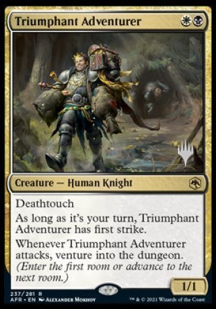 Triumphant Adventurer (Promo Pack) [Dungeons & Dragons: Adventures in the Forgotten Realms Promos] | Gaming Infinity