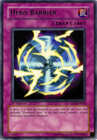 Hero Barrier [EEN-EN049] Rare | Gaming Infinity