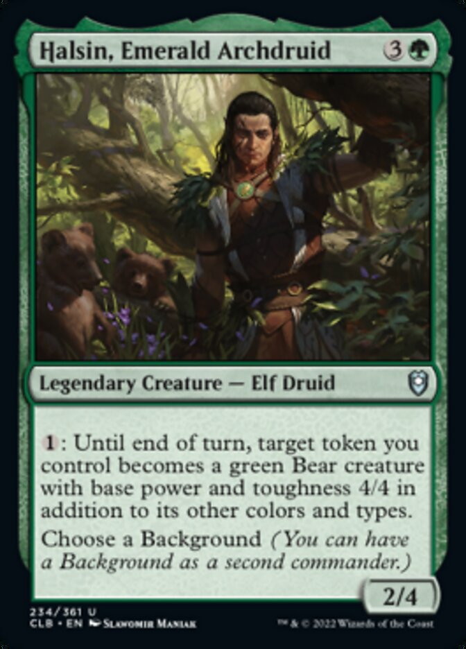 Halsin, Emerald Archdruid [Commander Legends: Battle for Baldur's Gate] | Gaming Infinity