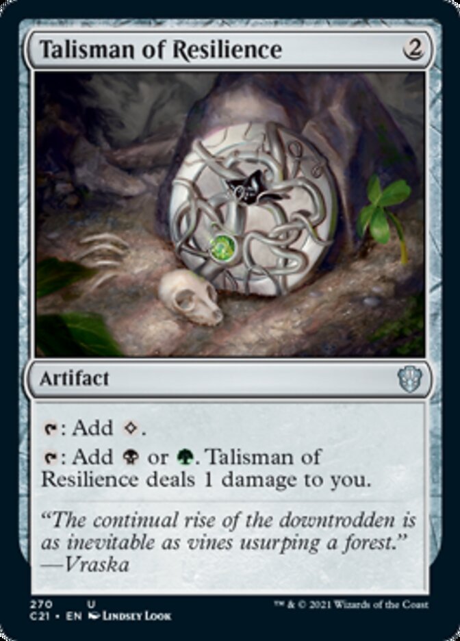 Talisman of Resilience [Commander 2021] | Gaming Infinity