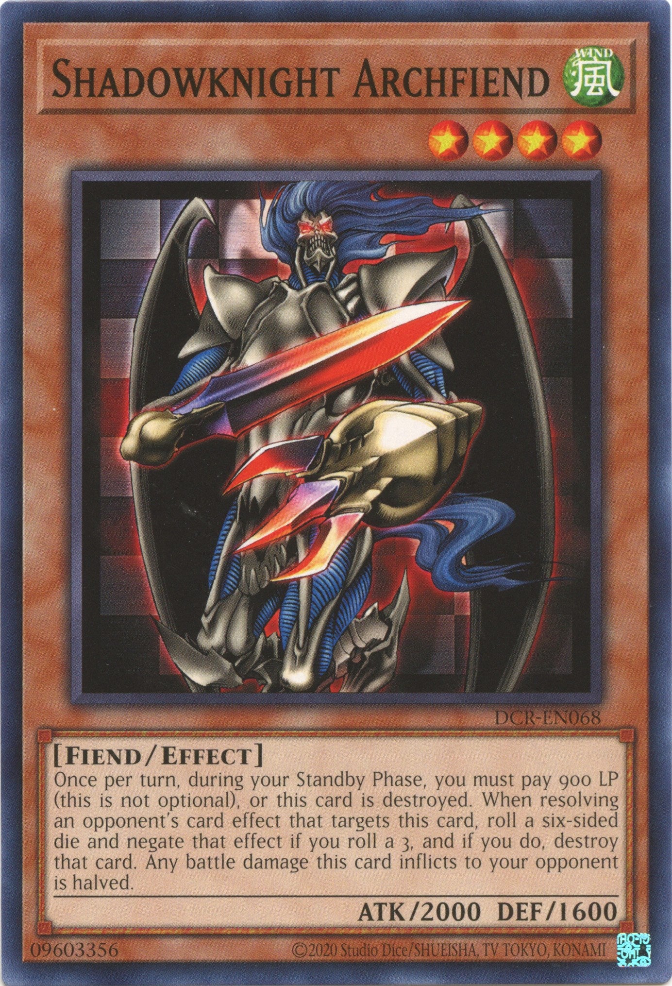 Shadowknight Archfiend (25th Anniversary) [DCR-EN068] Common | Gaming Infinity