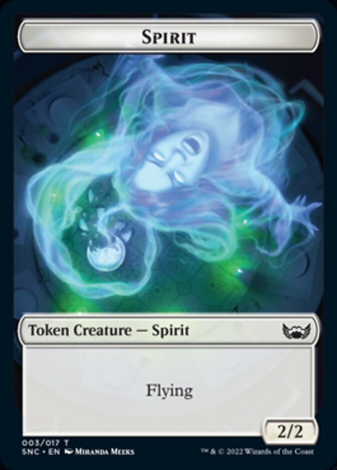 Ogre Warrior // Spirit Double-sided Token [Streets of New Capenna Tokens] | Gaming Infinity