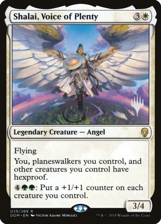 Shalai, Voice of Plenty [Dominaria Promos] | Gaming Infinity