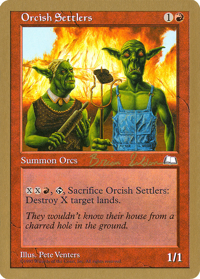 Orcish Settlers (Brian Selden) [World Championship Decks 1998] | Gaming Infinity