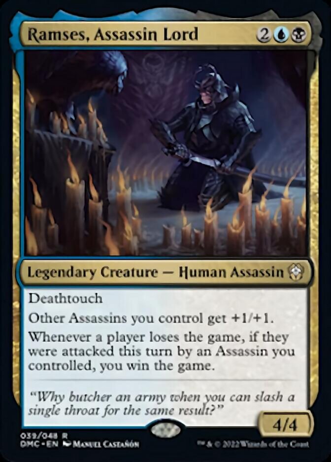 Ramses, Assassin Lord [Dominaria United Commander] | Gaming Infinity