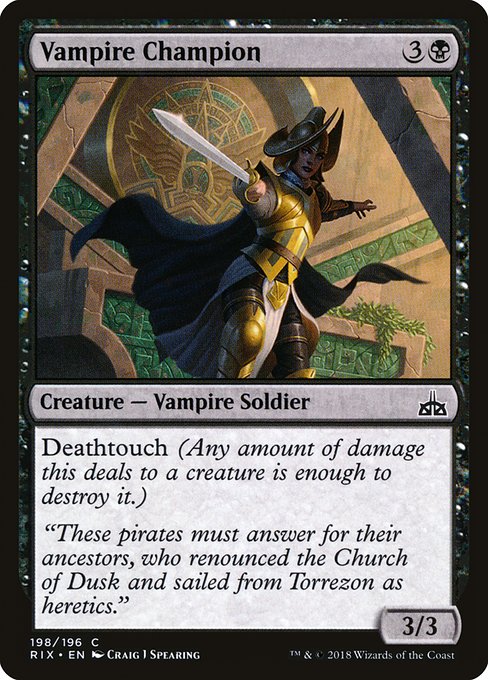 Vampire Champion [Rivals of Ixalan] | Gaming Infinity