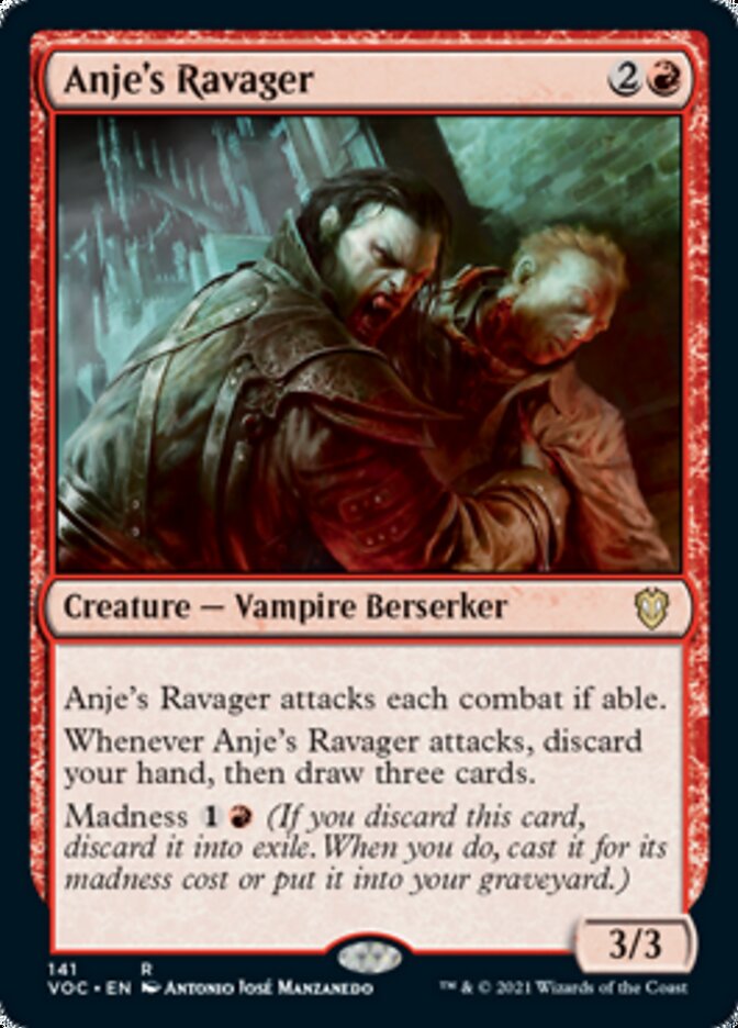 Anje's Ravager [Innistrad: Crimson Vow Commander] | Gaming Infinity