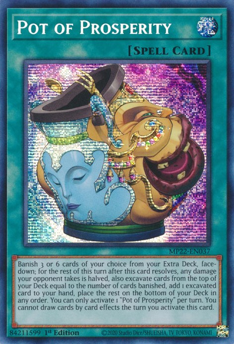 Pot of Prosperity [MP22-EN037] Prismatic Secret Rare | Gaming Infinity