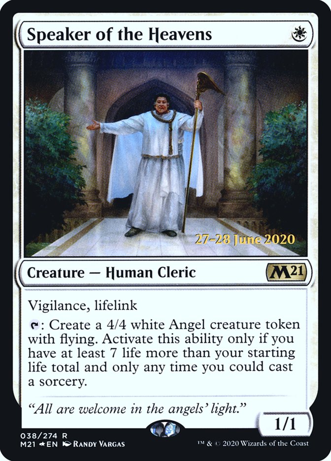 Speaker of the Heavens  [Core Set 2021 Prerelease Promos] | Gaming Infinity