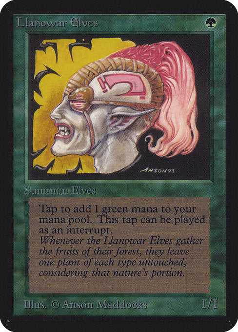Llanowar Elves [Limited Edition Alpha] | Gaming Infinity
