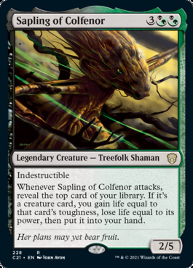 Sapling of Colfenor [Commander 2021] | Gaming Infinity