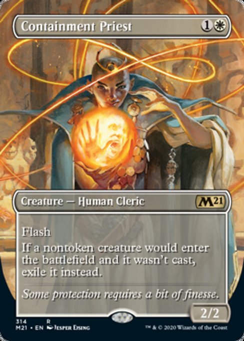 Containment Priest (Borderless) [Core Set 2021] | Gaming Infinity