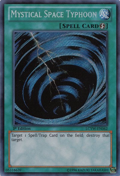 Mystical Space Typhoon [LCYW-EN062] Secret Rare | Gaming Infinity