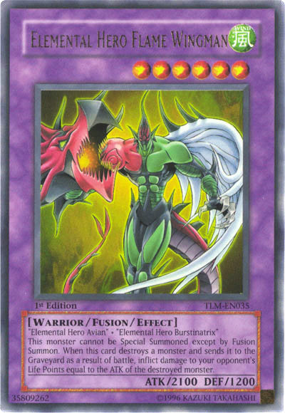 Elemental Hero Flame Wingman [TLM-EN035] Ultra Rare | Gaming Infinity