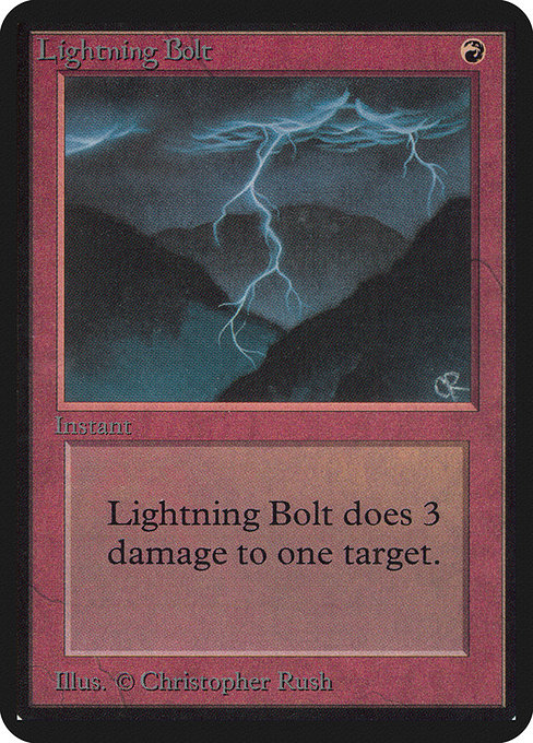 Lightning Bolt [Limited Edition Alpha] | Gaming Infinity