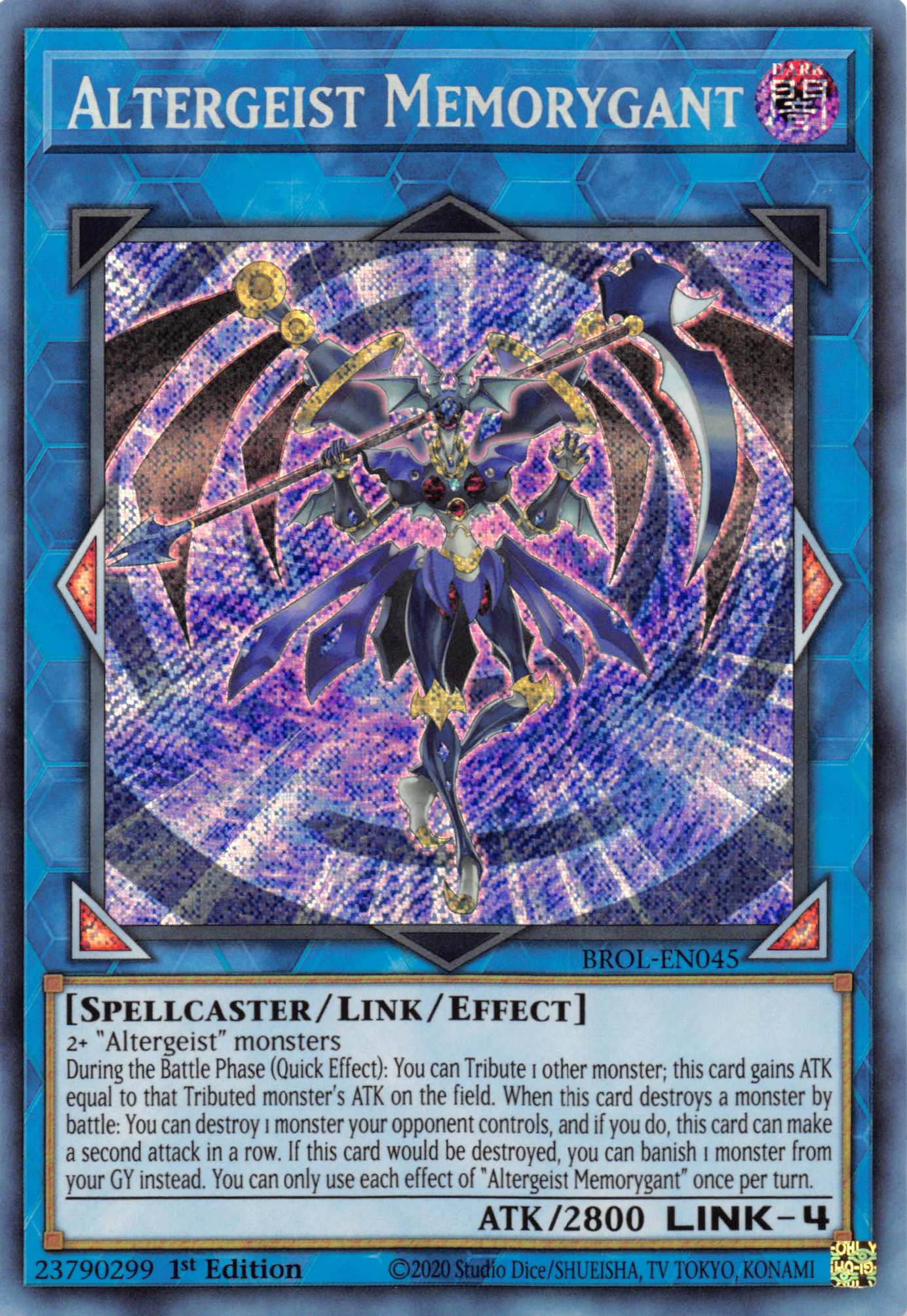 Altergeist Memorygant [BROL-EN045] Secret Rare | Gaming Infinity