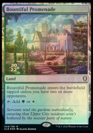 Bountiful Promenade [Commander Legends: Battle for Baldur's Gate Prerelease Promos] | Gaming Infinity
