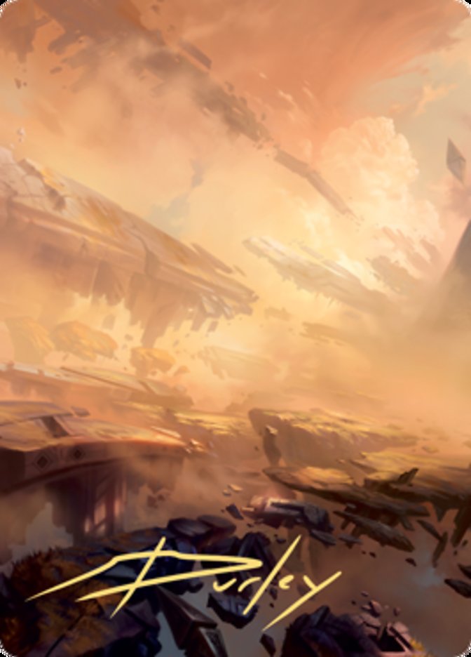 Plains 1 Art Card (Gold-Stamped Signature) [Zendikar Rising Art Series] | Gaming Infinity