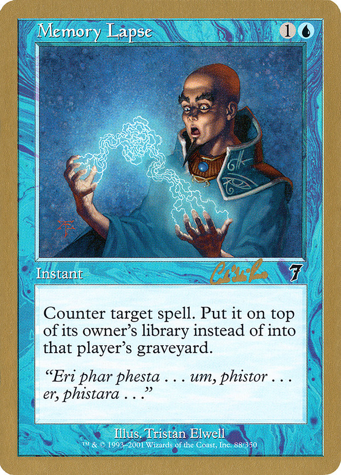 Memory Lapse (Carlos Romao) [World Championship Decks 2002] | Gaming Infinity