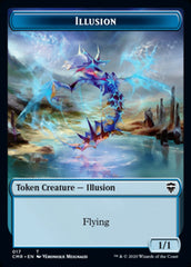 Illusion // Saproling Token [Commander Legends Tokens] | Gaming Infinity