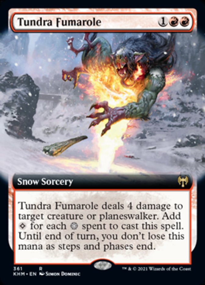 Tundra Fumarole (Extended Art) [Kaldheim] | Gaming Infinity