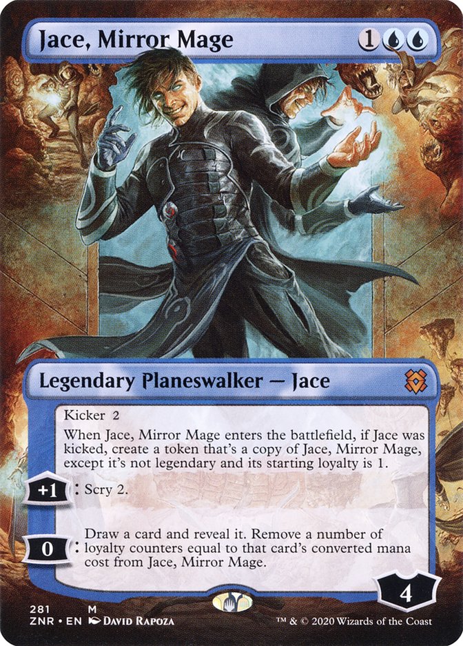 Jace, Mirror Mage (Borderless) [Zendikar Rising] | Gaming Infinity