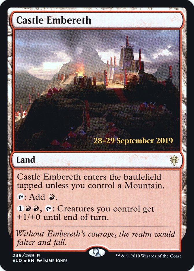 Castle Embereth  [Throne of Eldraine Prerelease Promos] | Gaming Infinity