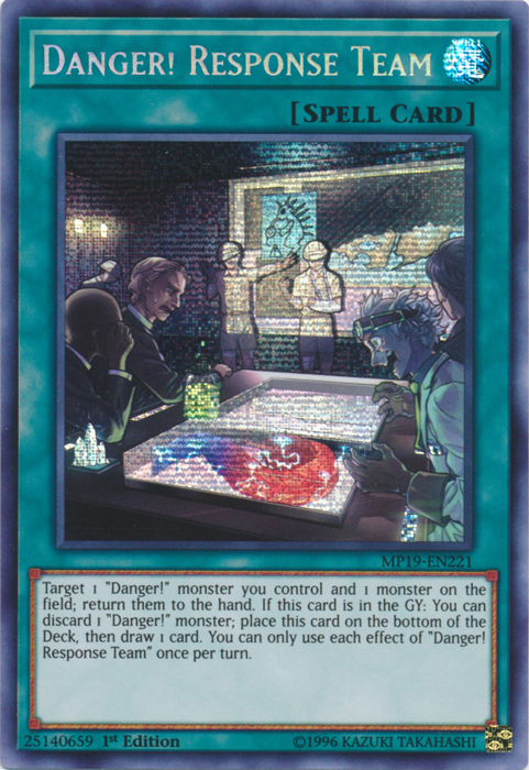 Danger! Response Team [MP19-EN221] Prismatic Secret Rare | Gaming Infinity