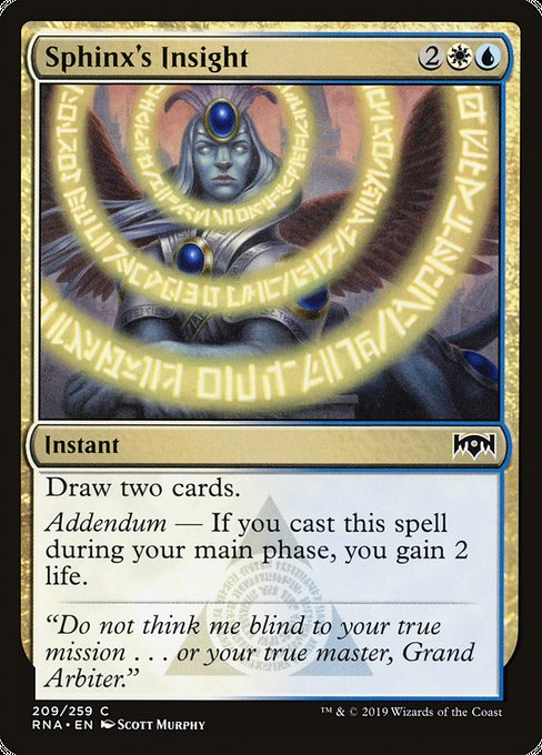 Sphinx's Insight [Ravnica Allegiance] | Gaming Infinity