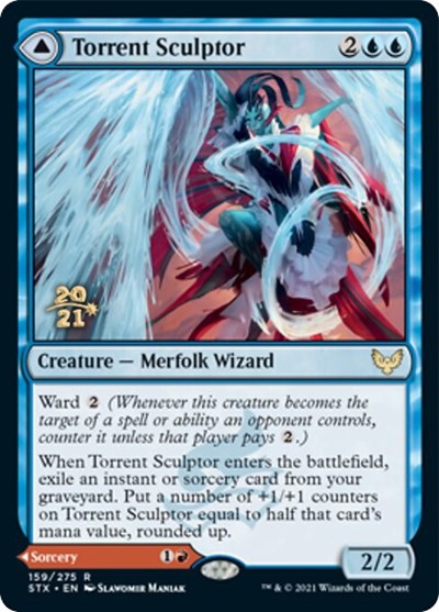 Torrent Sculptor // Flamethrower Sonata [Strixhaven: School of Mages Prerelease Promos] | Gaming Infinity