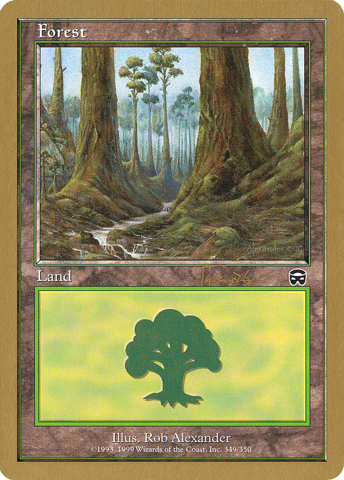 Forest (jt349) (Jan Tomcani) [World Championship Decks 2001] | Gaming Infinity