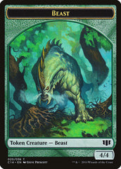 Elf Druid // Beast (020/036) Double-sided Token [Commander 2014 Tokens] | Gaming Infinity