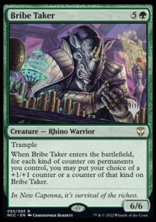 Bribe Taker (Promo Pack) [Streets of New Capenna Commander Promos] | Gaming Infinity