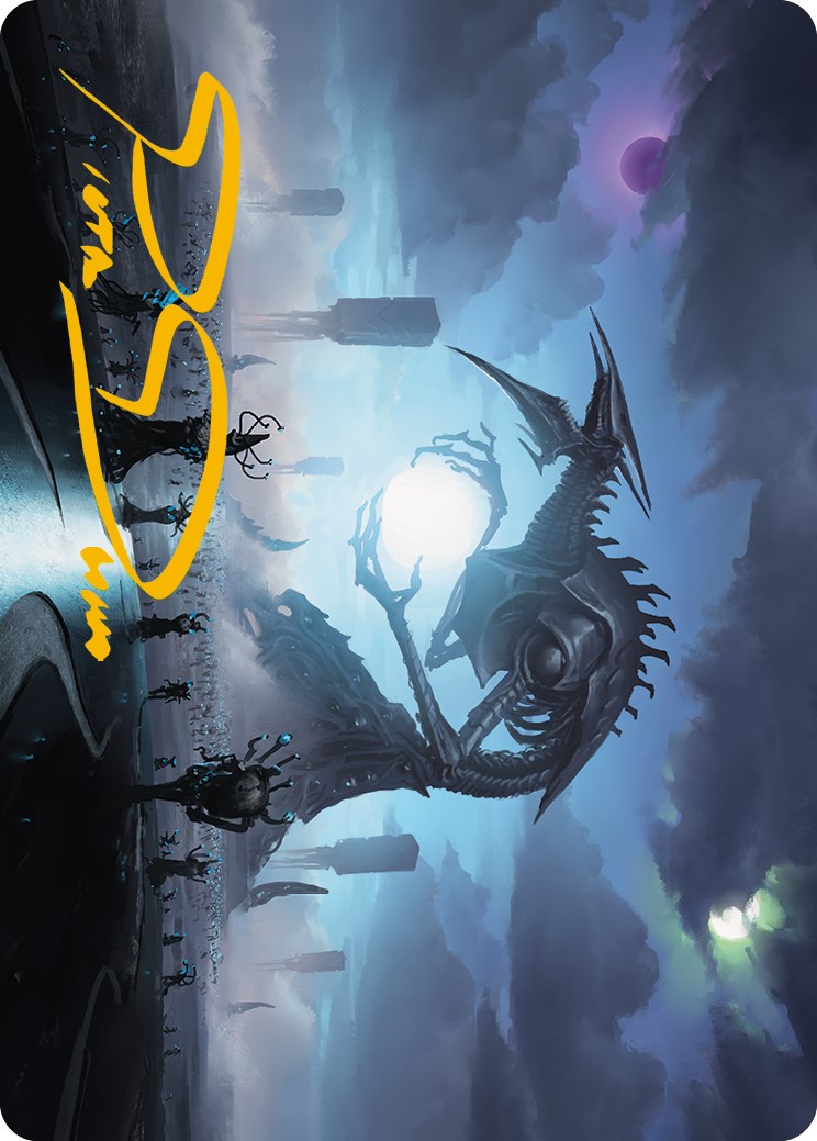 Blue Sun's Zenith Art Card (Gold-Stamped Signature) [Phyrexia: All Will Be One Art Series] | Gaming Infinity