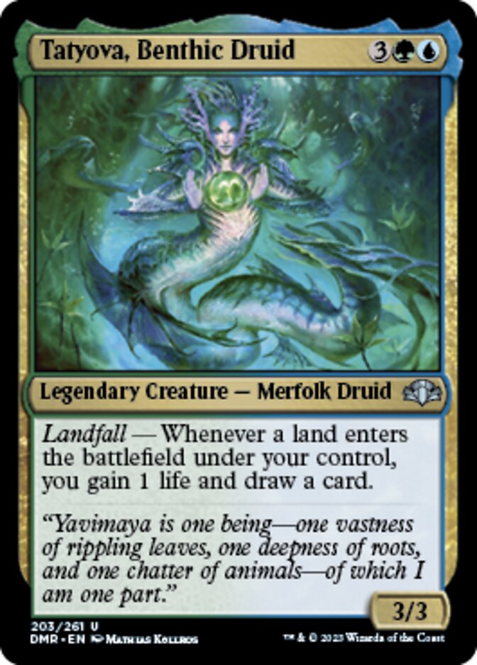 Tatyova, Benthic Druid [Dominaria Remastered] | Gaming Infinity