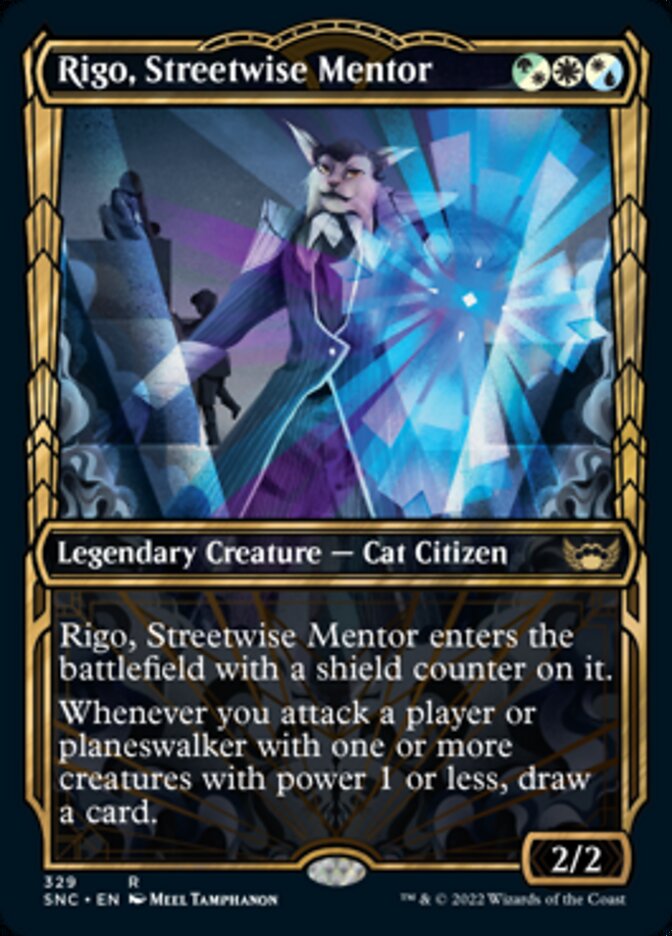 Rigo, Streetwise Mentor (Showcase Golden Age) [Streets of New Capenna] | Gaming Infinity