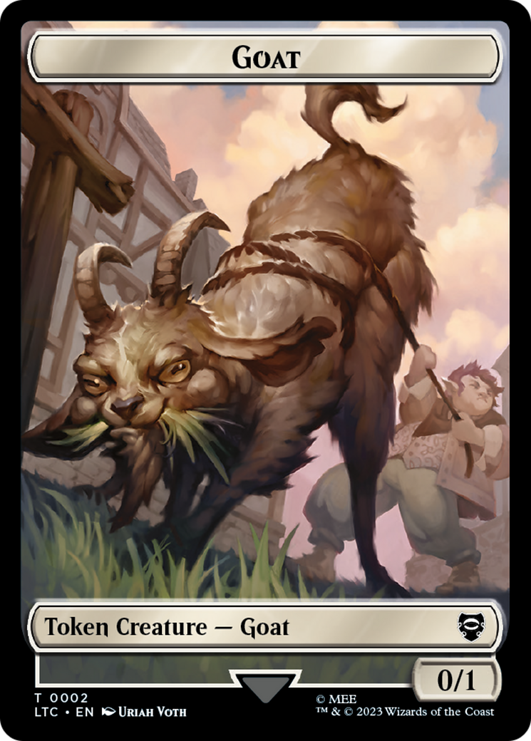 Bird // Goat Token [The Lord of the Rings: Tales of Middle-Earth Commander Tokens] | Gaming Infinity