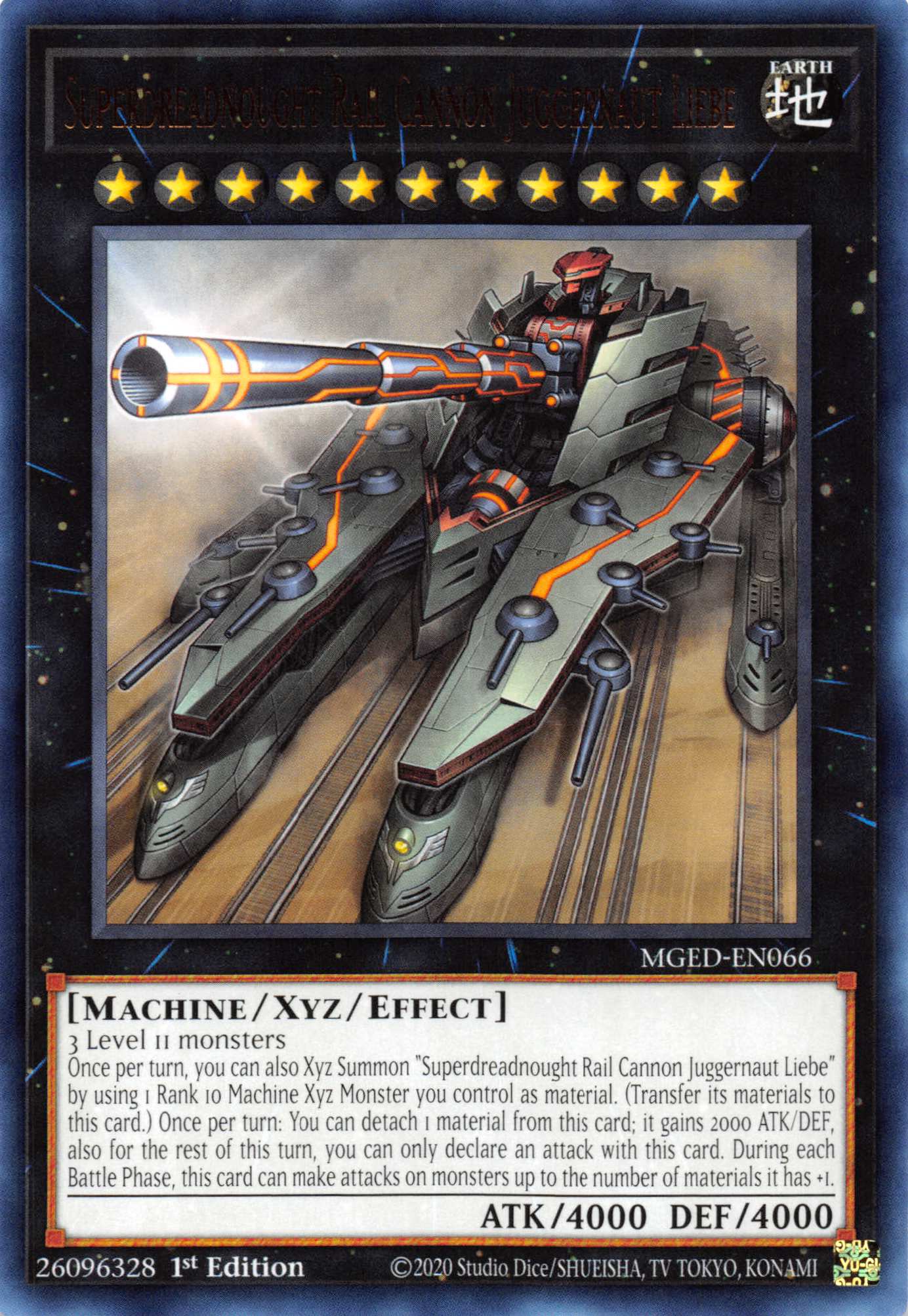 Superdreadnought Rail Cannon Juggernaut Liebe [MGED-EN066] Rare | Gaming Infinity